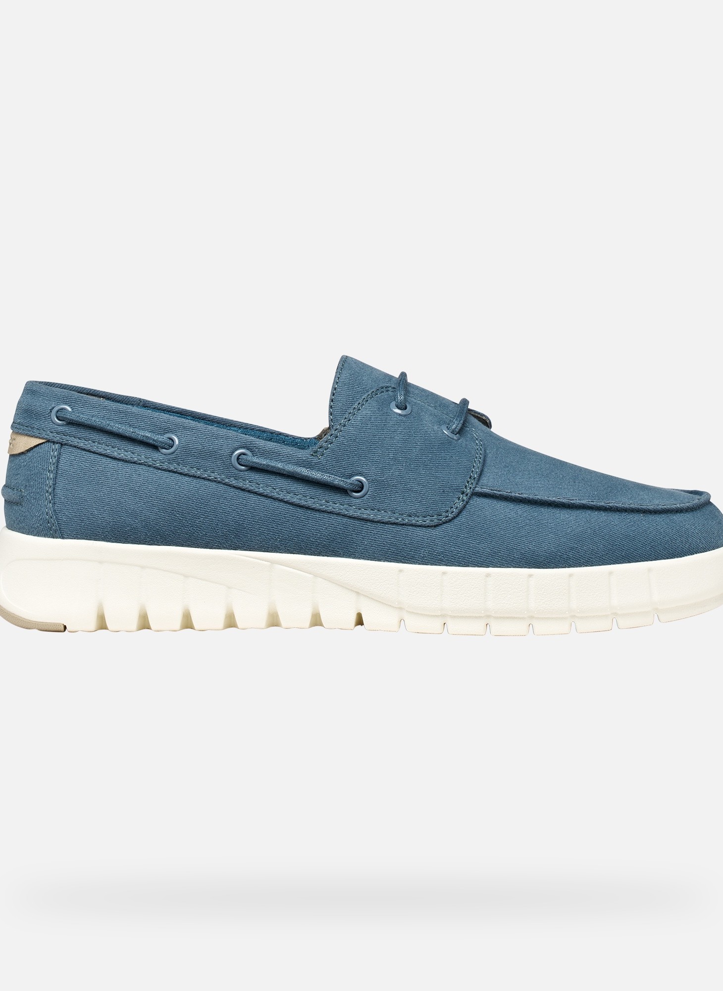 Mocassins FLEXTRIDE MAN homme bleu Geox Mocassins FLEXTRIDE MAN homme bleu Bleu denim
