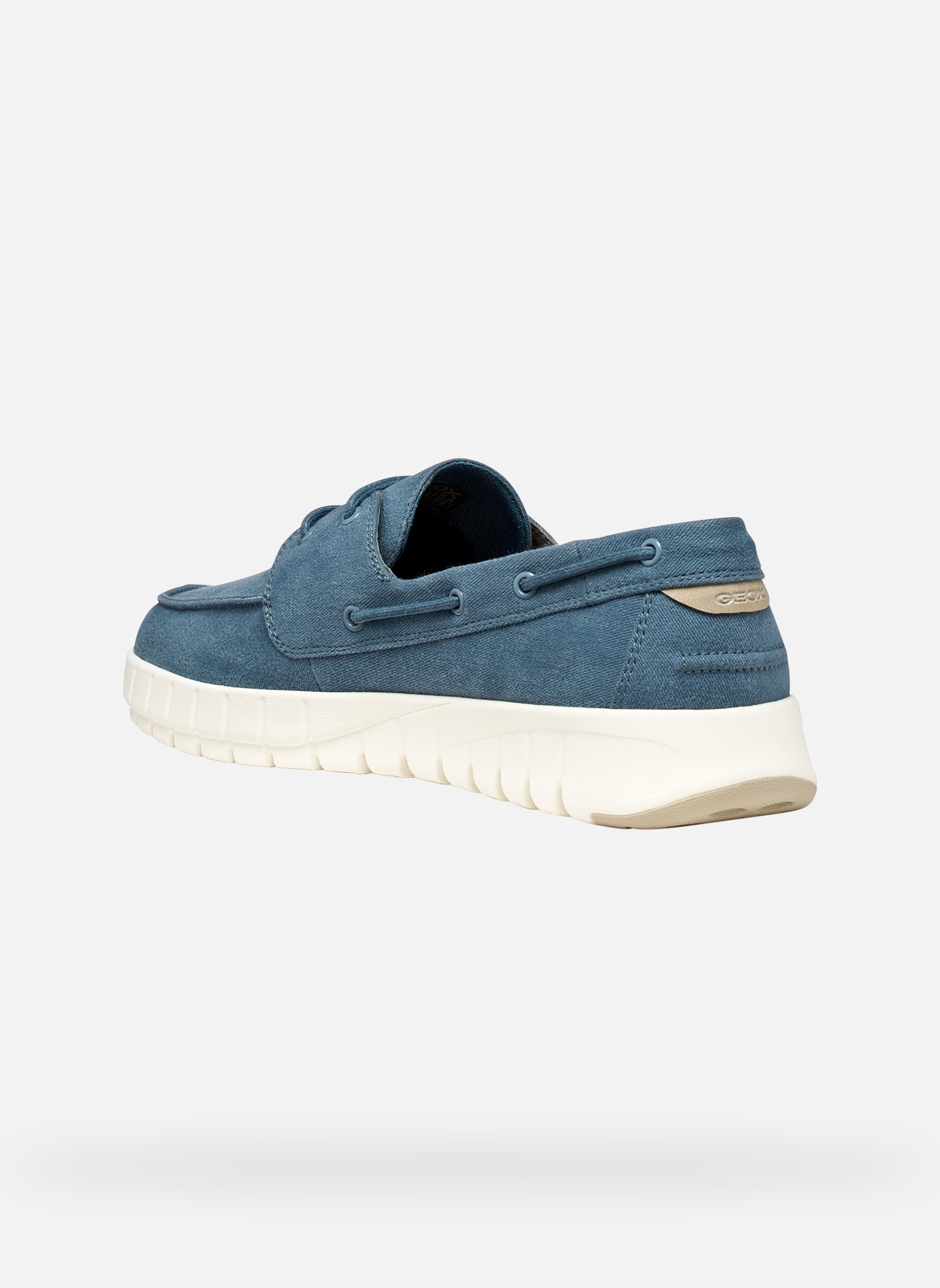 Mocassins FLEXTRIDE MAN homme bleu Geox Mocassins FLEXTRIDE MAN homme bleu Bleu denim