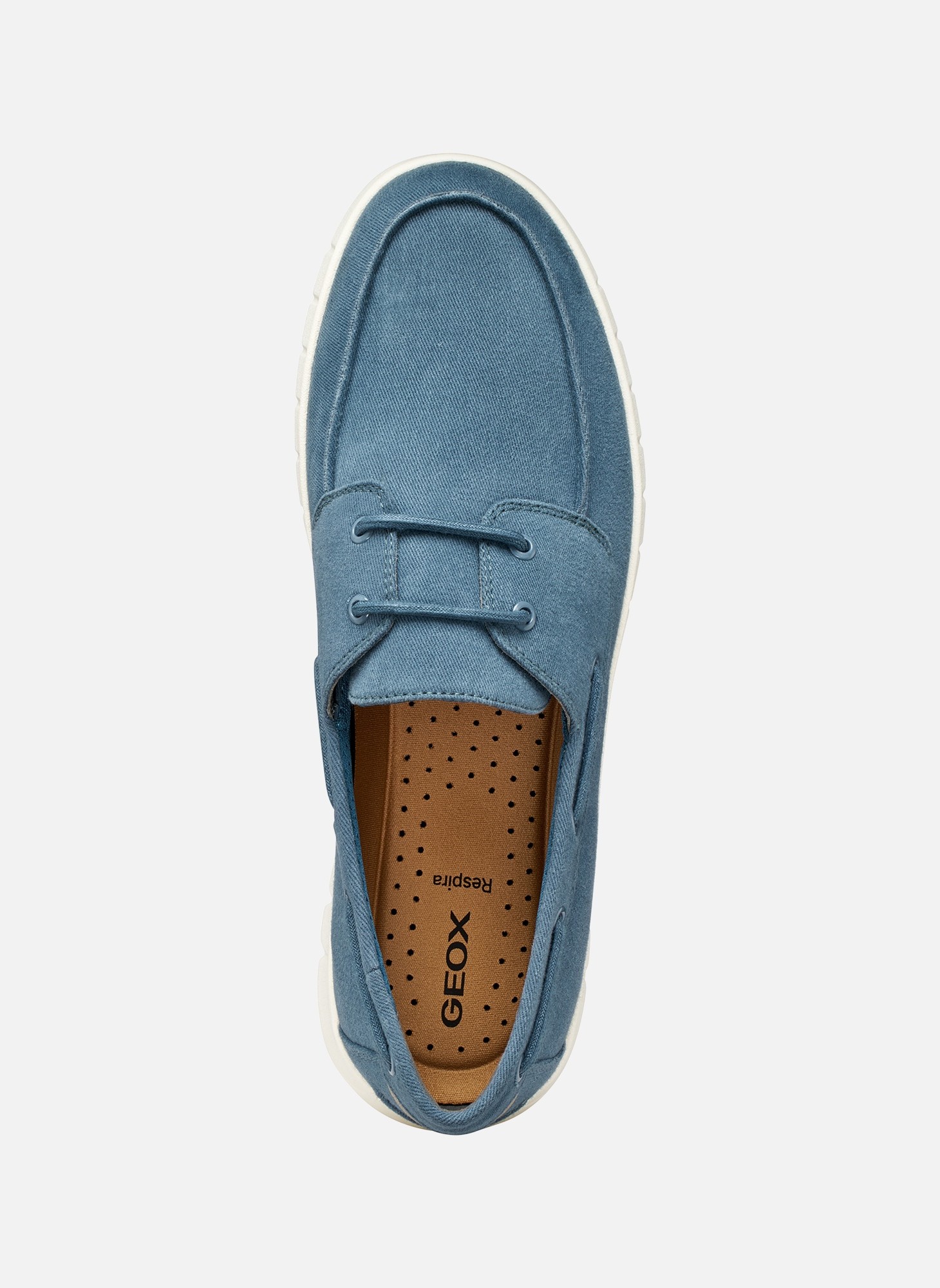Mocassins FLEXTRIDE MAN homme bleu Geox Mocassins FLEXTRIDE MAN homme bleu Bleu denim