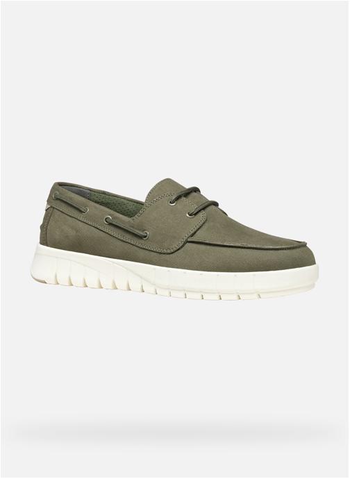 Geox Mocassins FLEXTRIDE MAN homme vert