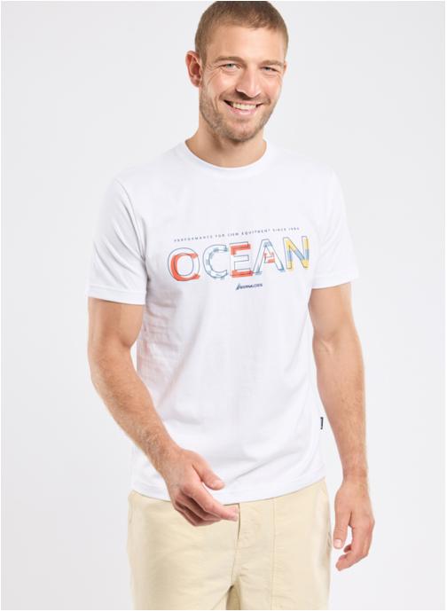 Bermudes Tee-shirts T-shirt Vulcan blanc homme blanc