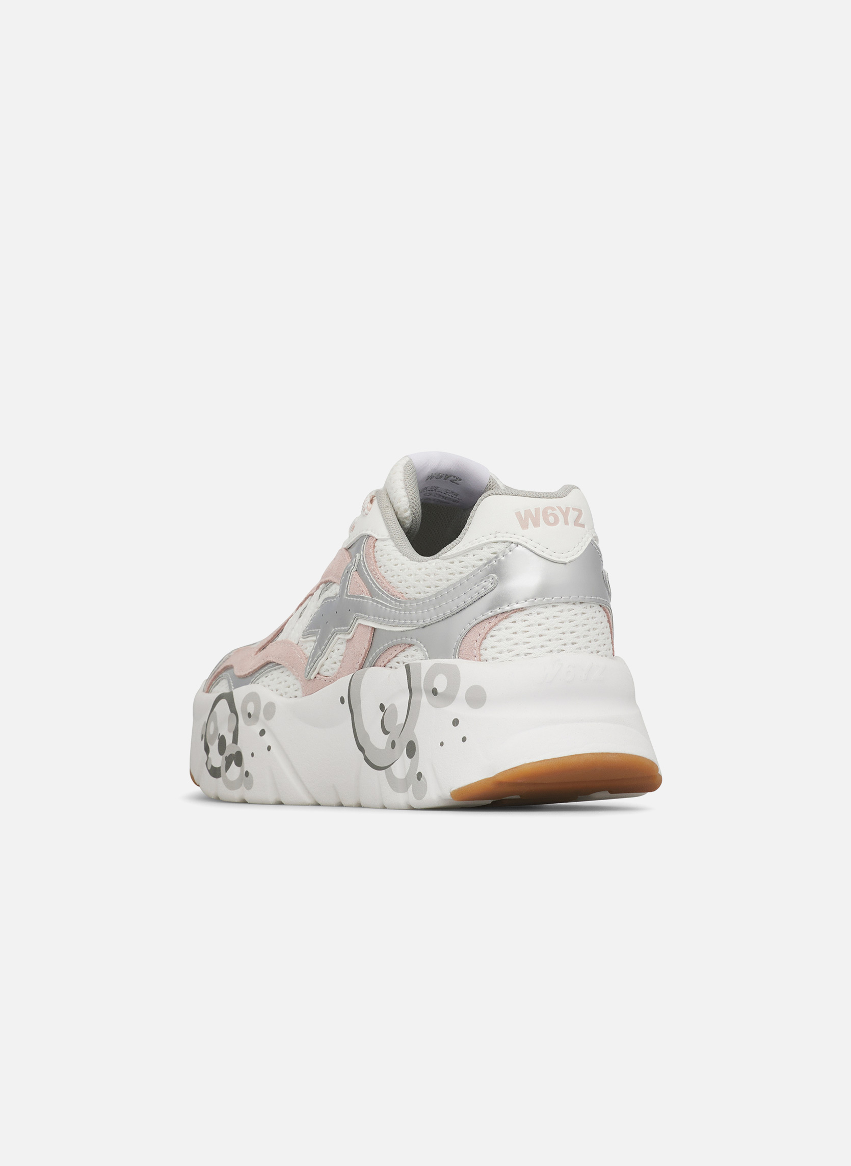 Baskets basses Sneakers IDA-W. Rose poudré-Argent femme rose W6YZ Baskets basses Sneakers IDA-W. Rose poudré-Argent femme rose Rose clair