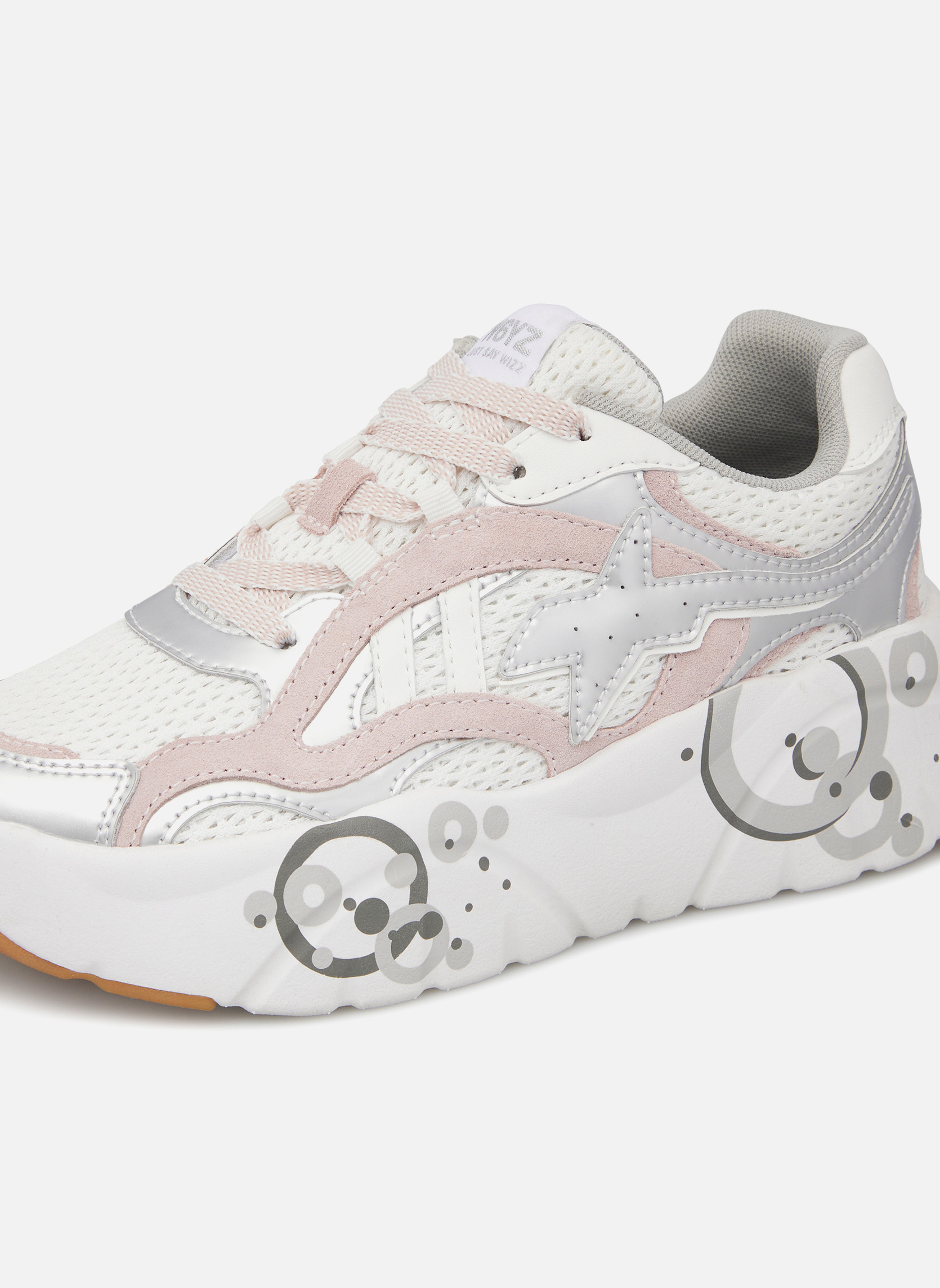 Baskets basses Sneakers IDA-W. Rose poudré-Argent femme rose W6YZ Baskets basses Sneakers IDA-W. Rose poudré-Argent femme rose Rose clair