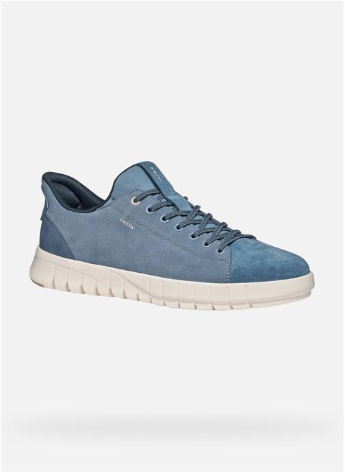 Geox Baskets basses FLEXTRIDE PLUS MAN homme bleu