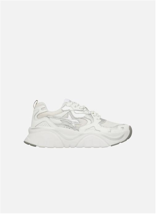 W6YZ Baskets basses Sneakers MIA-W. Blanc-Argenté-Blanc femme blanc