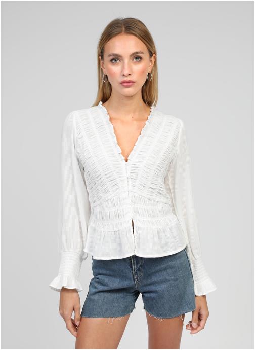 An'ge Chemises CHEMISE SOUNITA blanc femme blanc