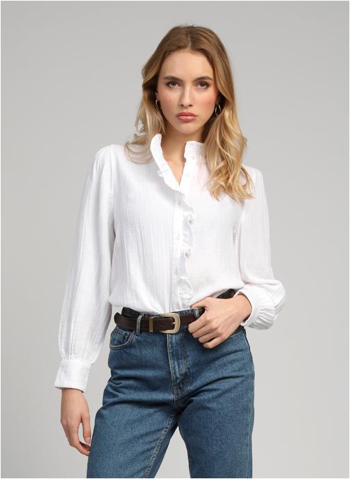 An'ge Chemises CHEMISE STEFILOU blanc femme blanc