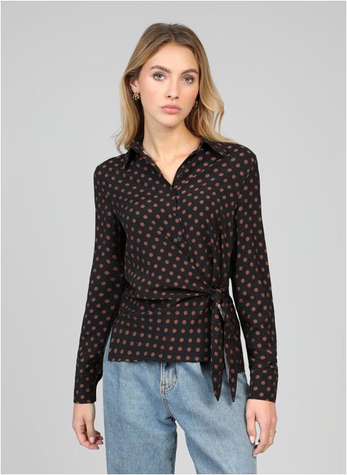 An'ge Blouses BLOUSE KAVIRA palinto marron femme marron