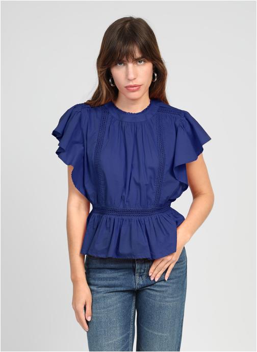 An'ge Blouses BLOUSE SALEKINA indigo femme bleu