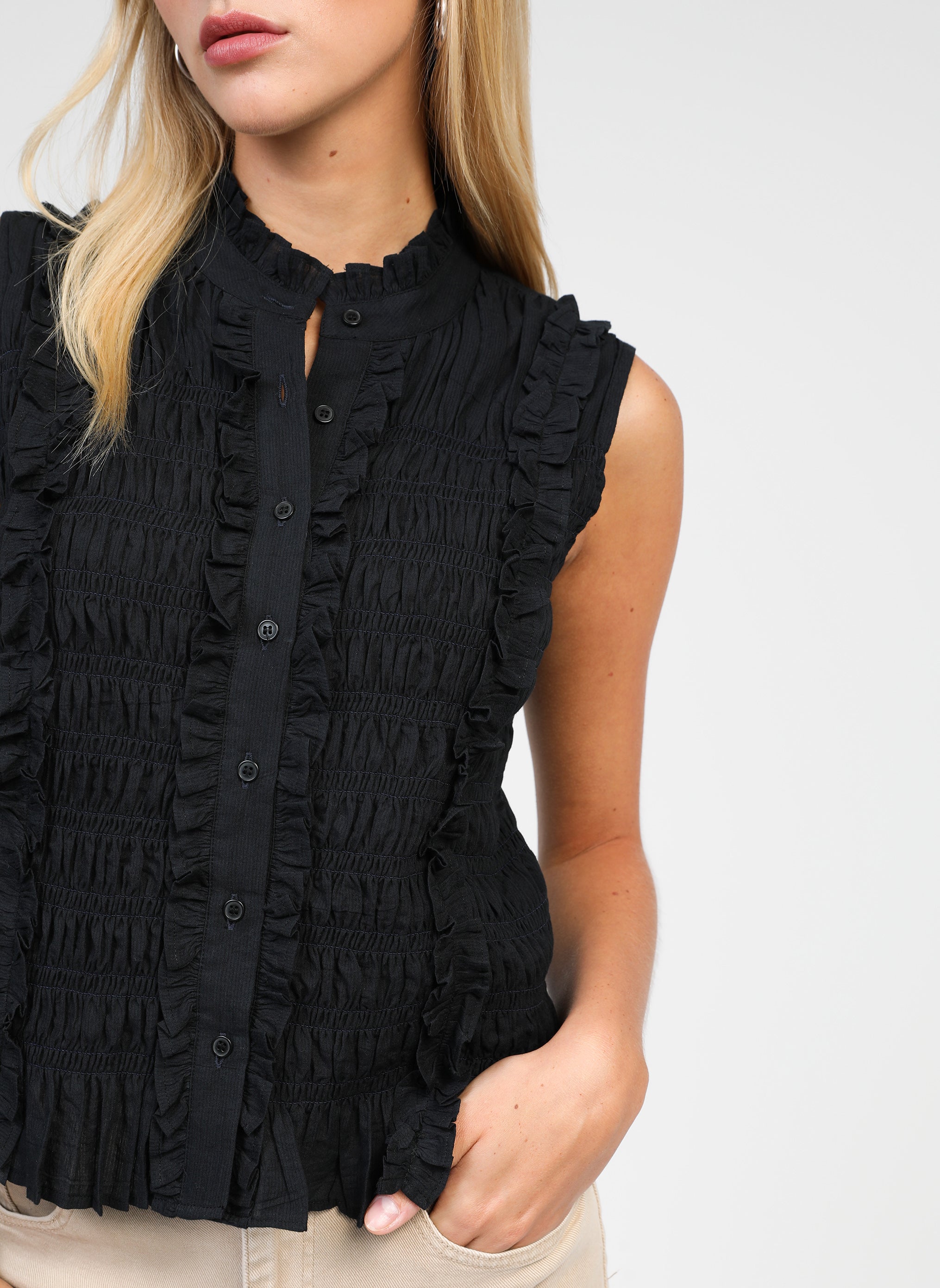 Chemises CHEMISE SLOANE noir femme noir An'ge Chemises CHEMISE SLOANE noir femme noir Noir