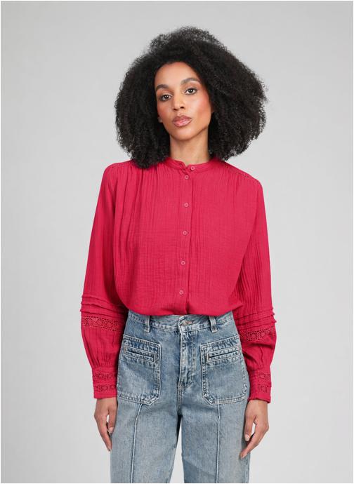 An'ge Chemises CHEMISE SOJANYLA fuchsia femme rose