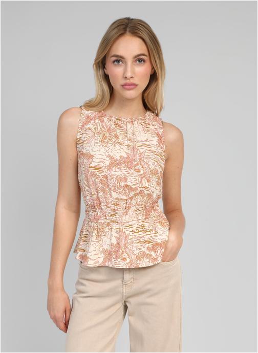 An'ge Tops TOP KANDEL josas ocre femme jaune