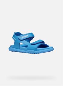 Sandales J SANDAL FUSBETTO BOY garçon bleu