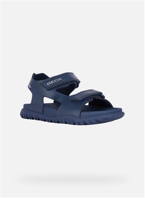 Geox Sandales J SANDAL FUSBETTO BOY garçon bleu