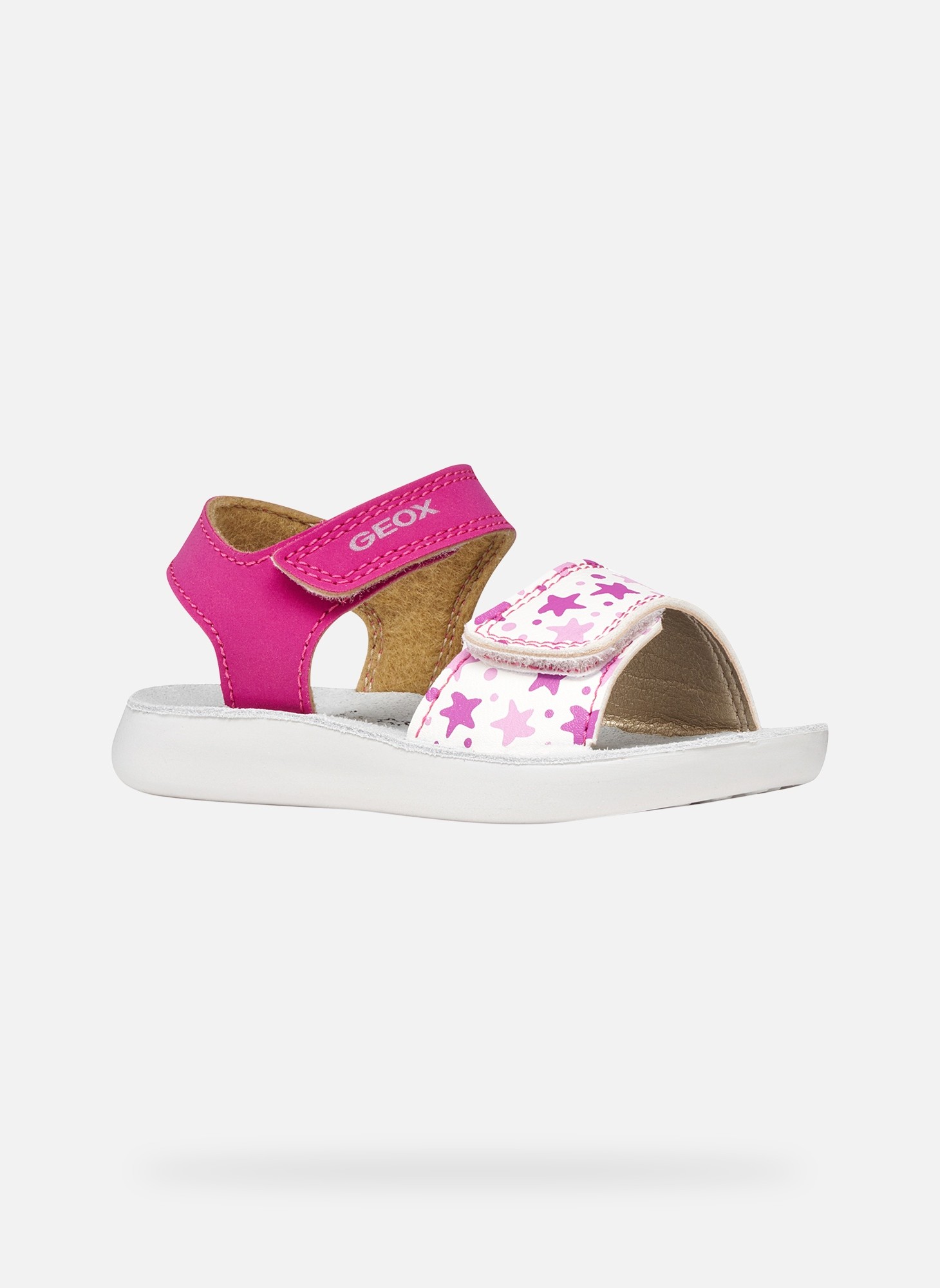 Sandales SANDAL LIGHTFLOPPY BABY GIRL fille blanc Geox Sandales SANDAL LIGHTFLOPPY BABY GIRL fille blanc Blanc & rouge