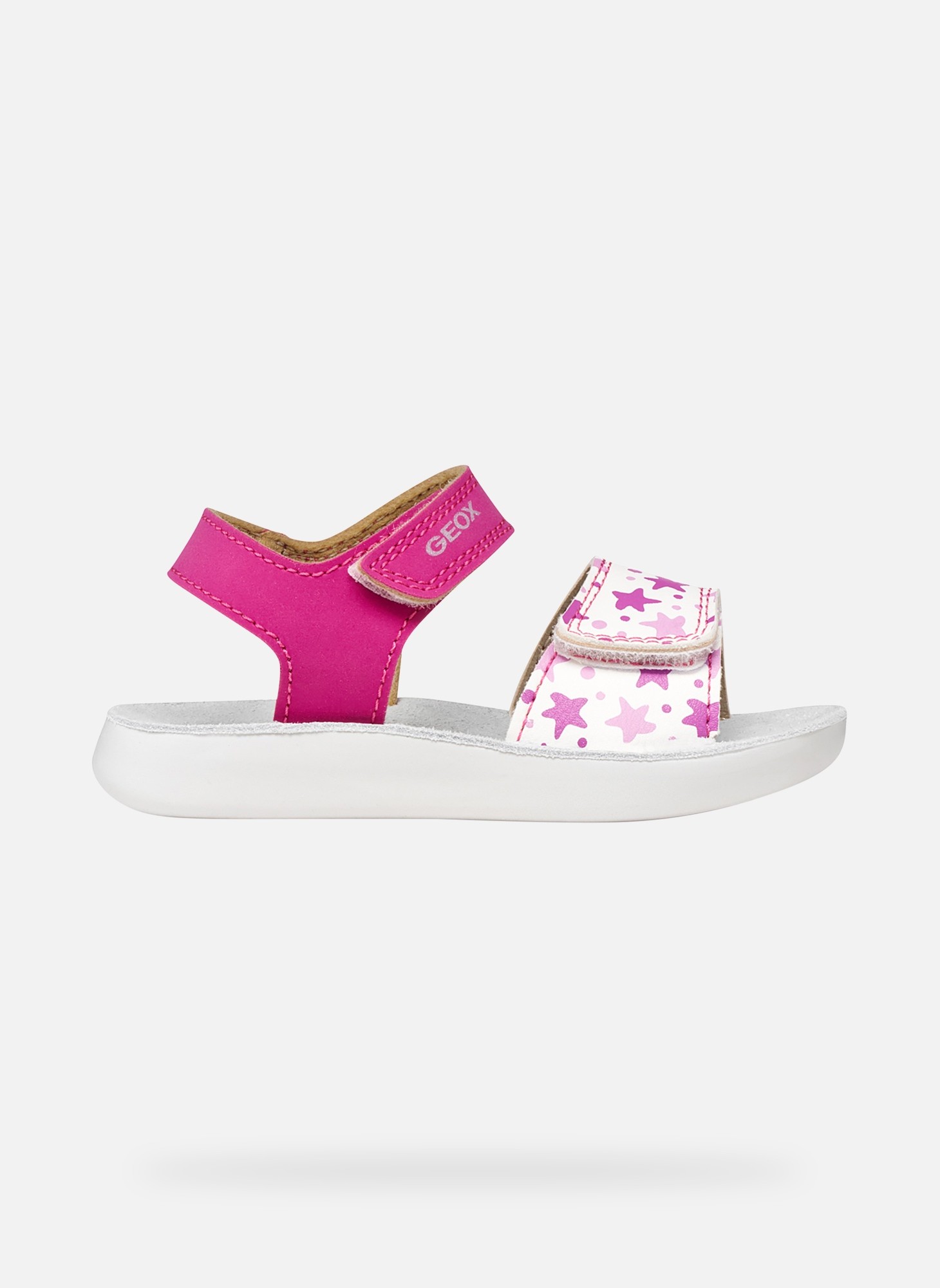 Sandales SANDAL LIGHTFLOPPY BABY GIRL fille blanc Geox Sandales SANDAL LIGHTFLOPPY BABY GIRL fille blanc Blanc & rouge