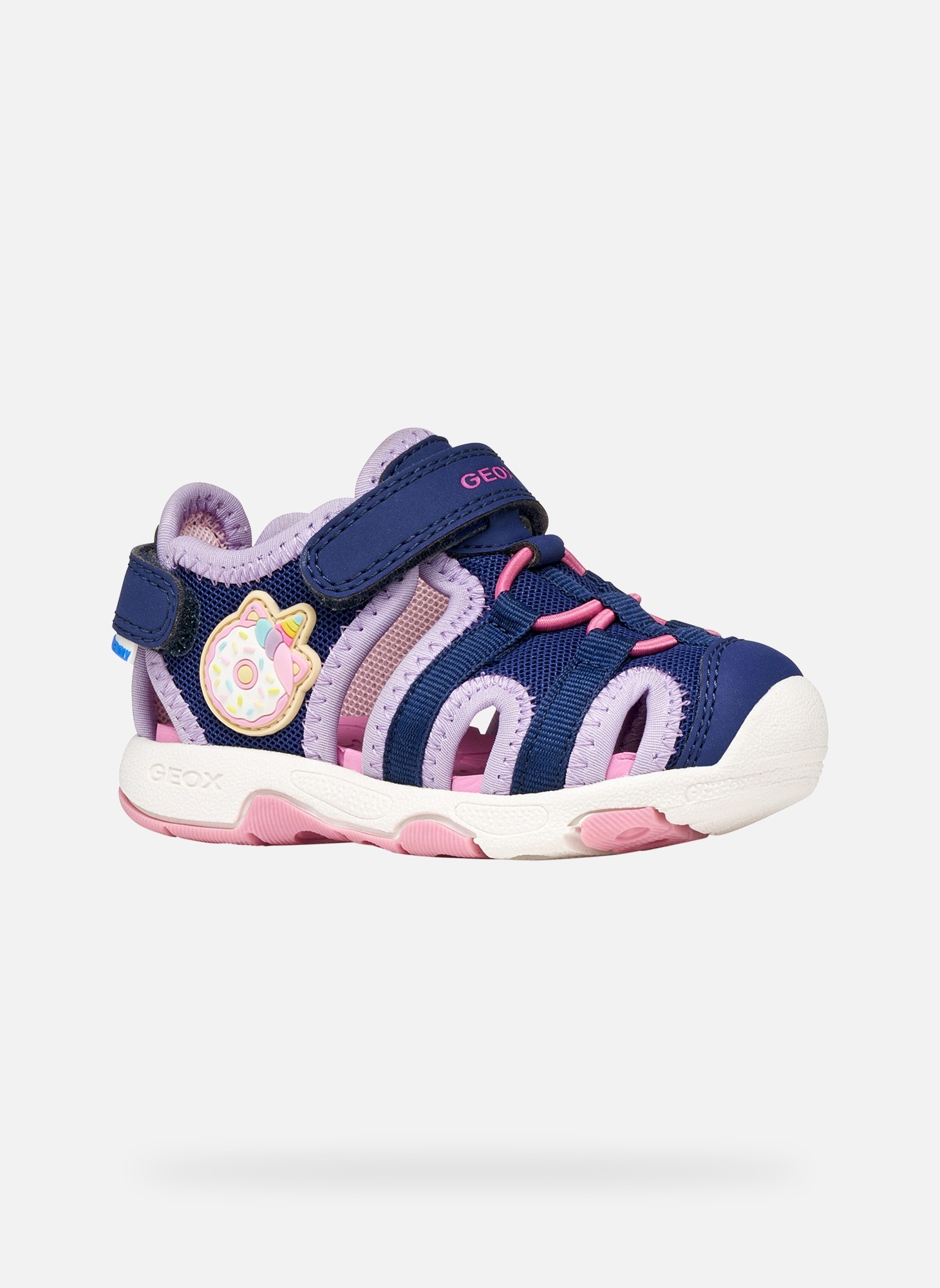 Sandales B SANDAL MULTY GIRL fille multicolore Geox Sandales B SANDAL MULTY GIRL fille multicolore Multicouleur