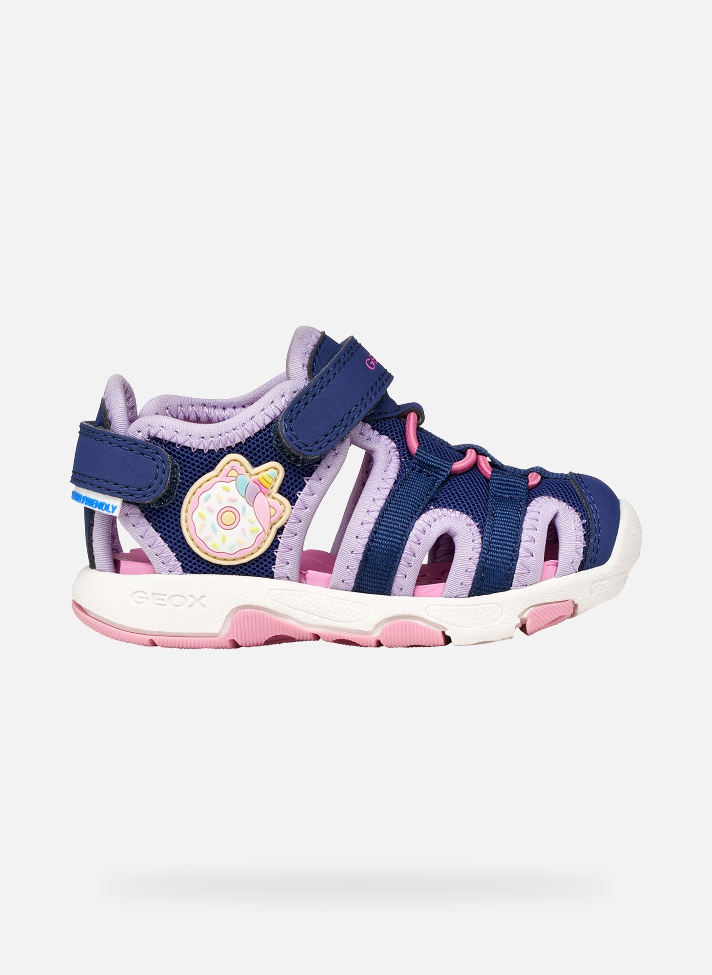 Sandales B SANDAL MULTY GIRL fille multicolore Geox Sandales B SANDAL MULTY GIRL fille multicolore Multicouleur
