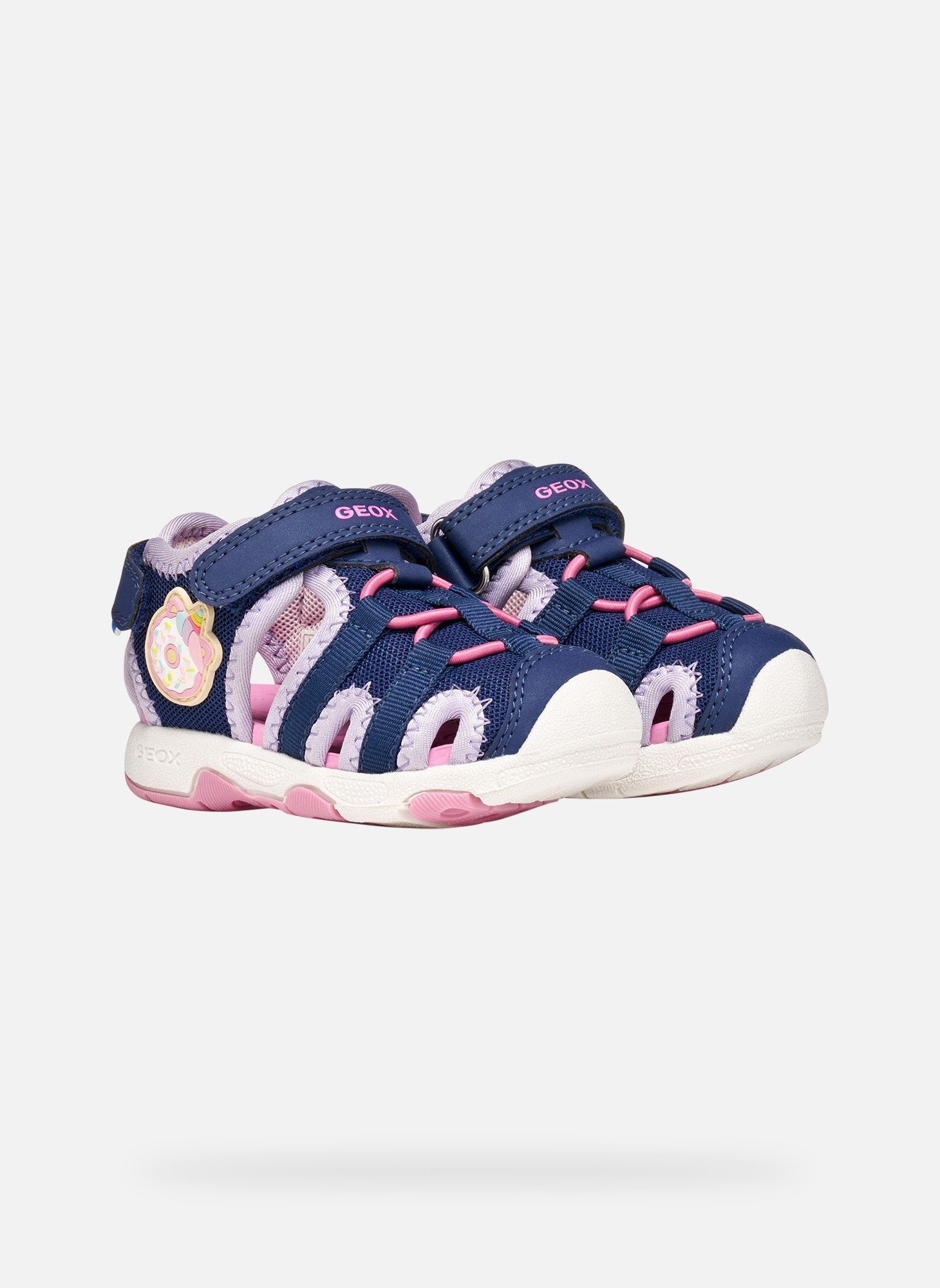 Sandales B SANDAL MULTY GIRL fille multicolore Geox Sandales B SANDAL MULTY GIRL fille multicolore Multicouleur