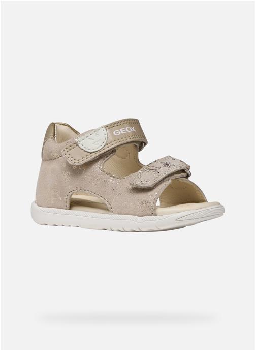 Geox Sandales B SANDAL MACCHIA GIR fille beige