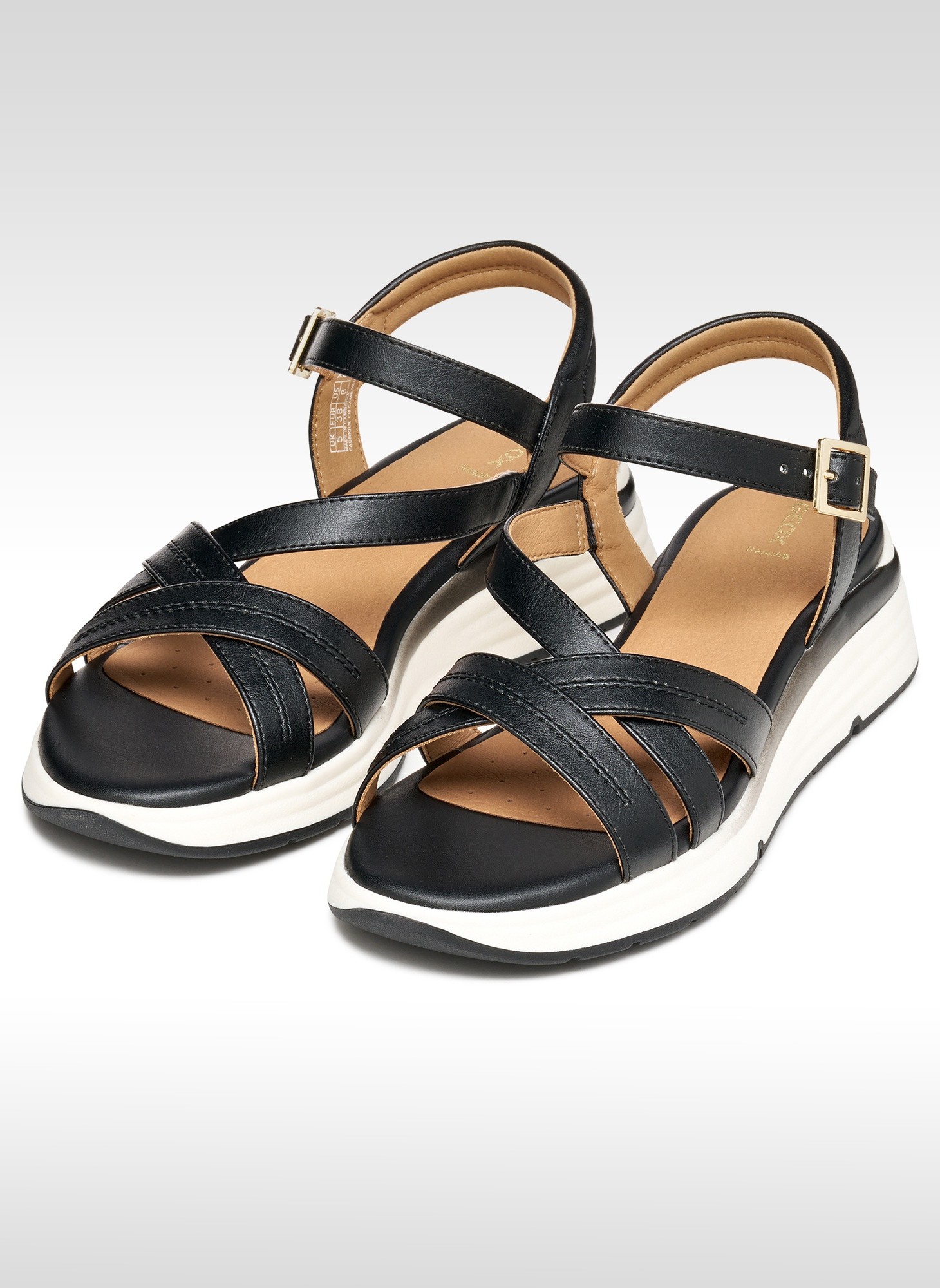 Sandales ELOWYNNE WOMAN femme noir Geox Sandales ELOWYNNE WOMAN femme noir Noir