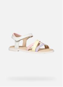 Sandales J SANDAL KARLY GIRL fille blanc Geox Sandales J SANDAL KARLY GIRL fille blanc Blanc