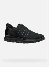 Baskets basses D SPHERICA PLUS femme noir
