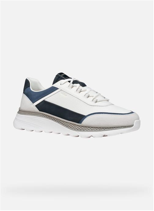 Geox Baskets basses SPHERICA ACTIF X1 MAN homme blanc