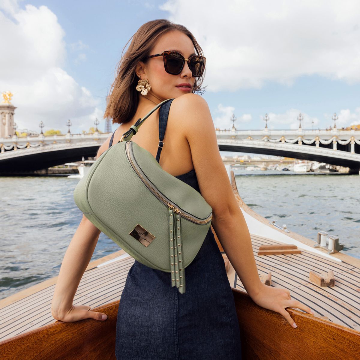 Sacs à main Sacs bandoulière Soni femme vert Lollipops Sacs à main Sacs bandoulière Soni femme vert Vert