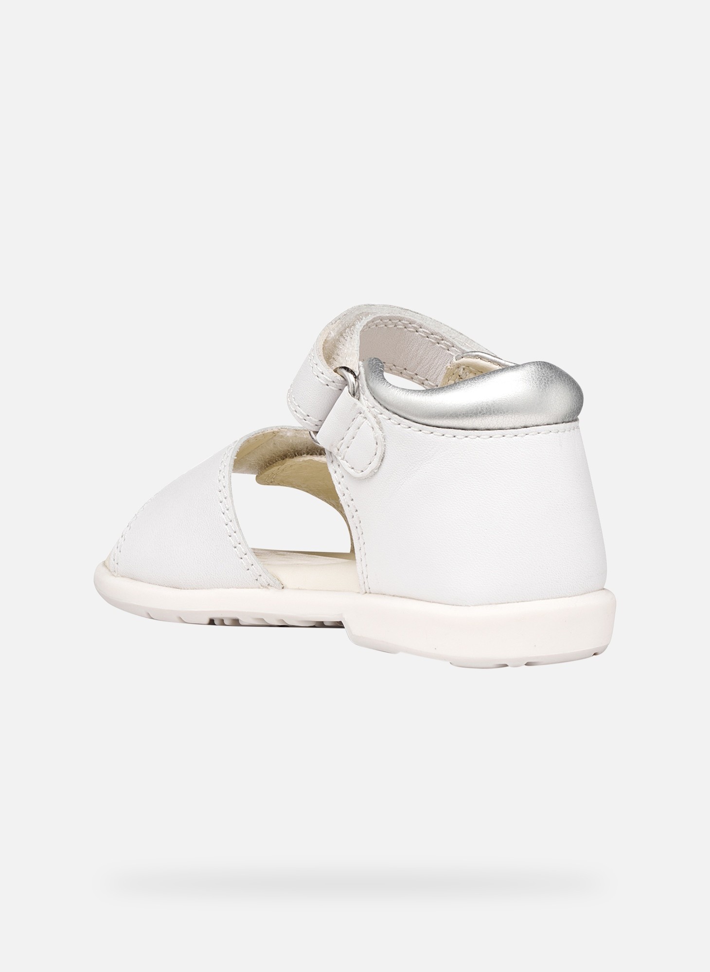 Sandales B VERRED fille argent Geox Sandales B VERRED fille argent Argent