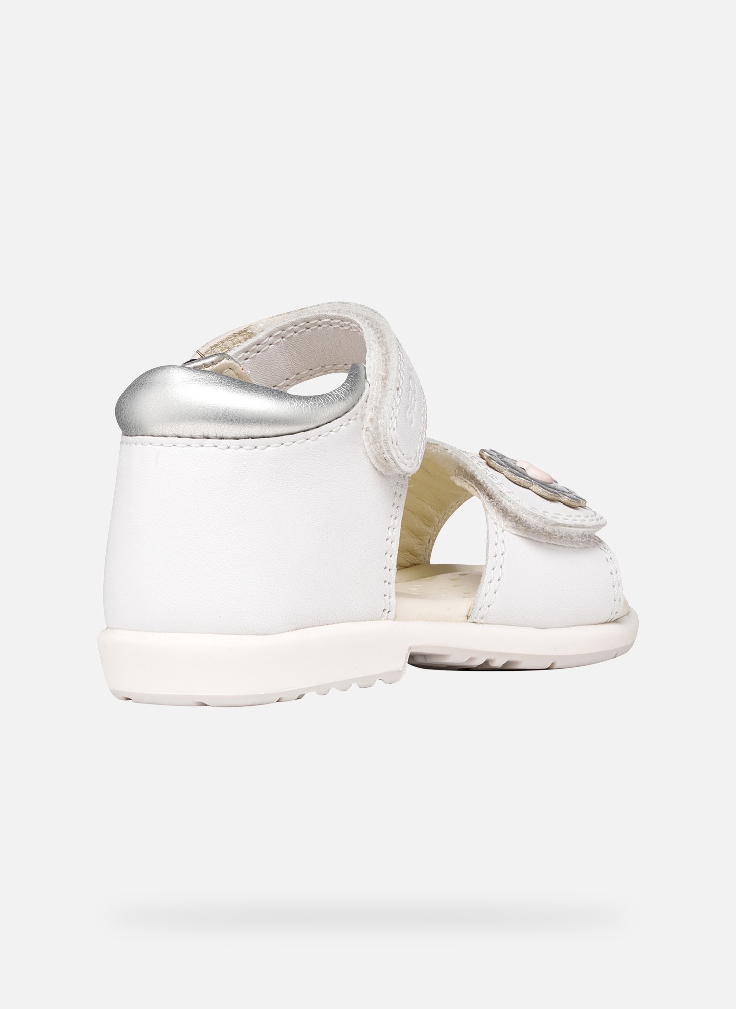 Sandales B VERRED fille argent Geox Sandales B VERRED fille argent Argent