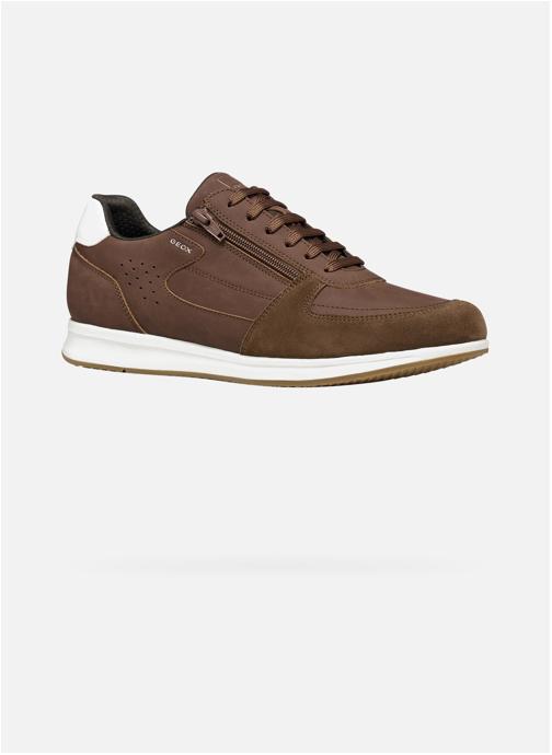 Geox Baskets basses U AVERY homme marron