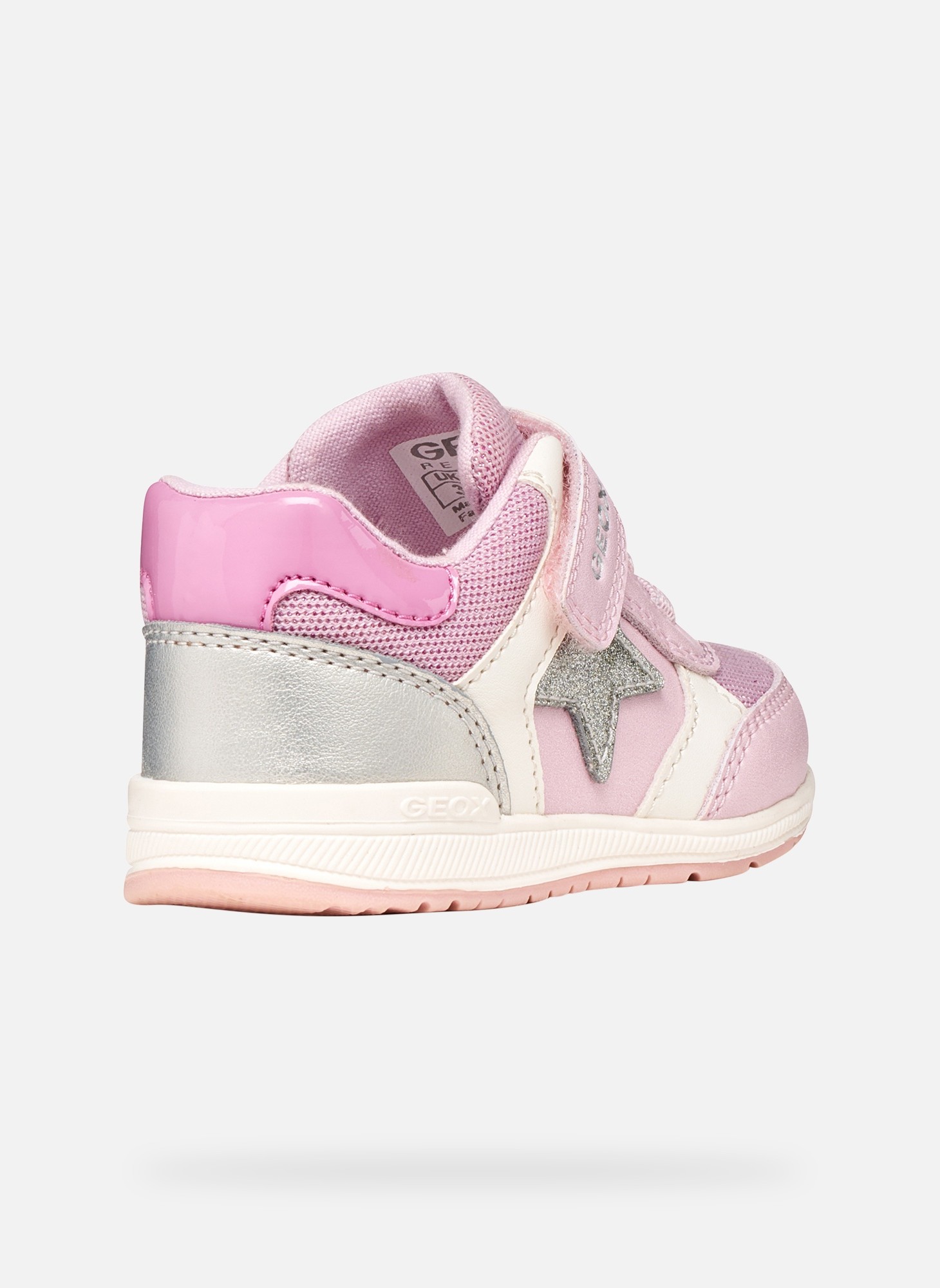 Baskets basses RISHON BABY GIRL fille rose Geox Baskets basses RISHON BABY GIRL fille rose Rose clair
