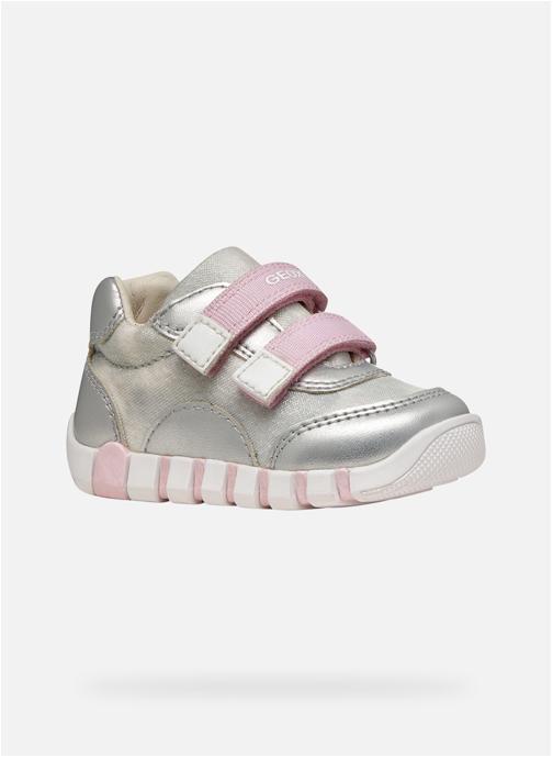 Geox Baskets basses IUPIDOO BABY GIRL fille argent