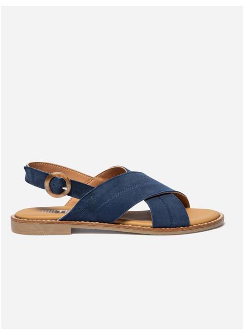 TBS Sandales Mules ASSIANE NOISETTE femme bleu