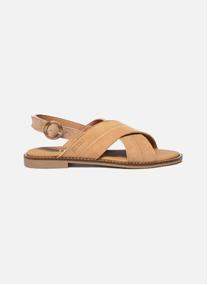 Sandales Mules ASSIANE NOISETTE femme bleu