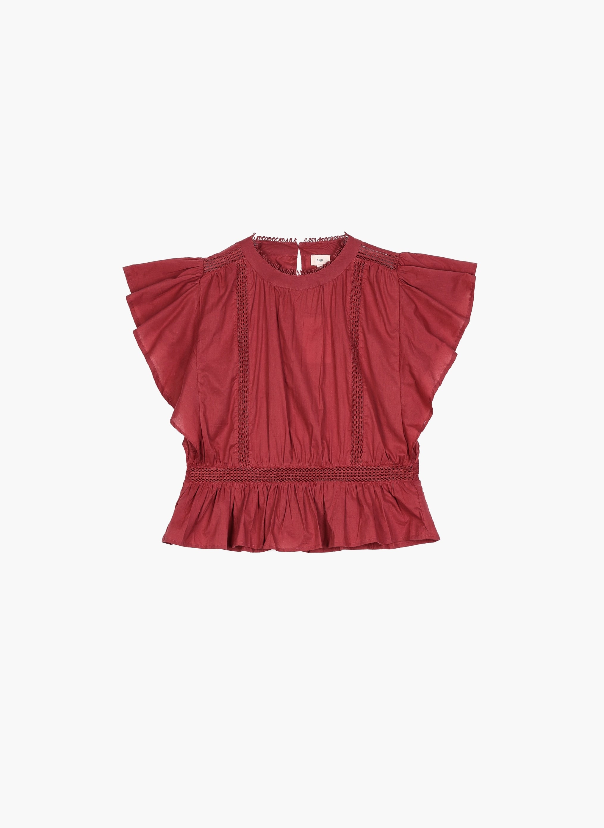 Blouses BLOUSE SALEKINA terracotta femme rouge An'ge Blouses BLOUSE SALEKINA terracotta femme rouge Rouge