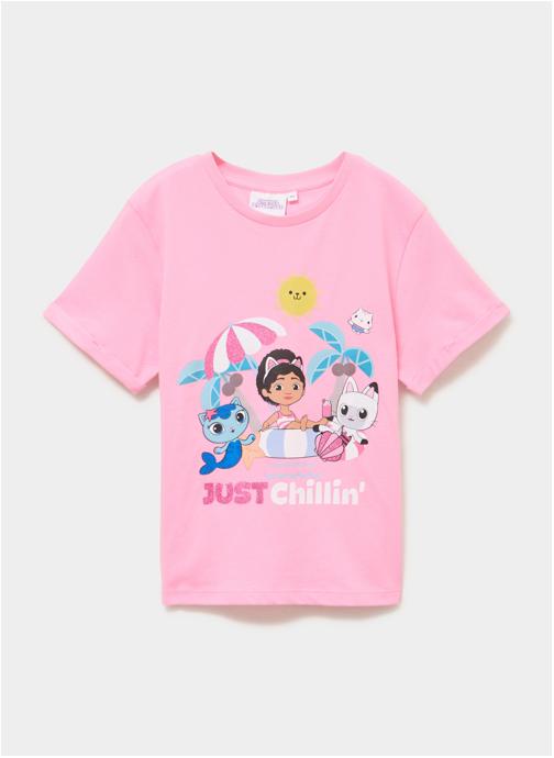 Gabby et la Maison magique Tee-shirts T-shirt - SHL_SATISFAIT fille rose