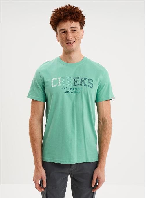 CREEKS Tee-shirts T-shirt - CRE1TUPAC_CREMENTHE homme vert