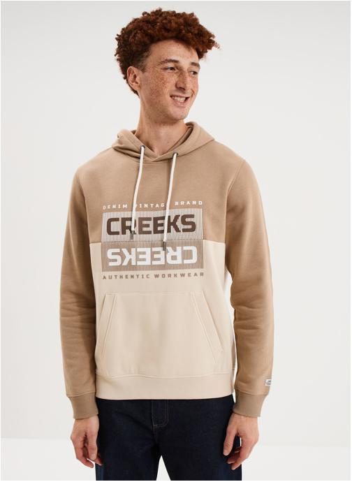 CREEKS Sweats à capuche Sweat - CRE1SIOUX_TIMBER homme marron