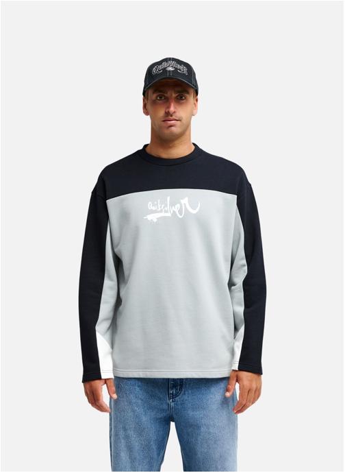 Quiksilver Sweats à capuche YG Factor homme gris