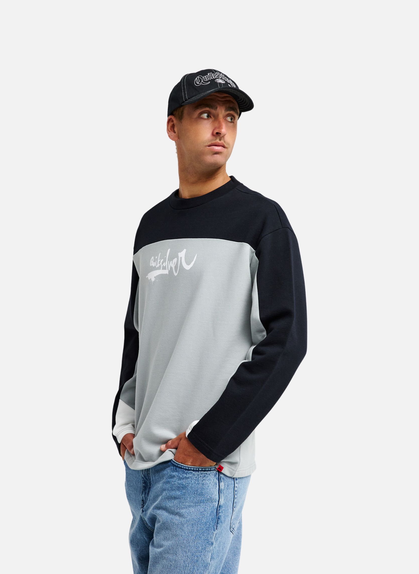 Sweats à capuche YG Factor homme gris Quiksilver Sweats à capuche YG Factor homme gris Gris