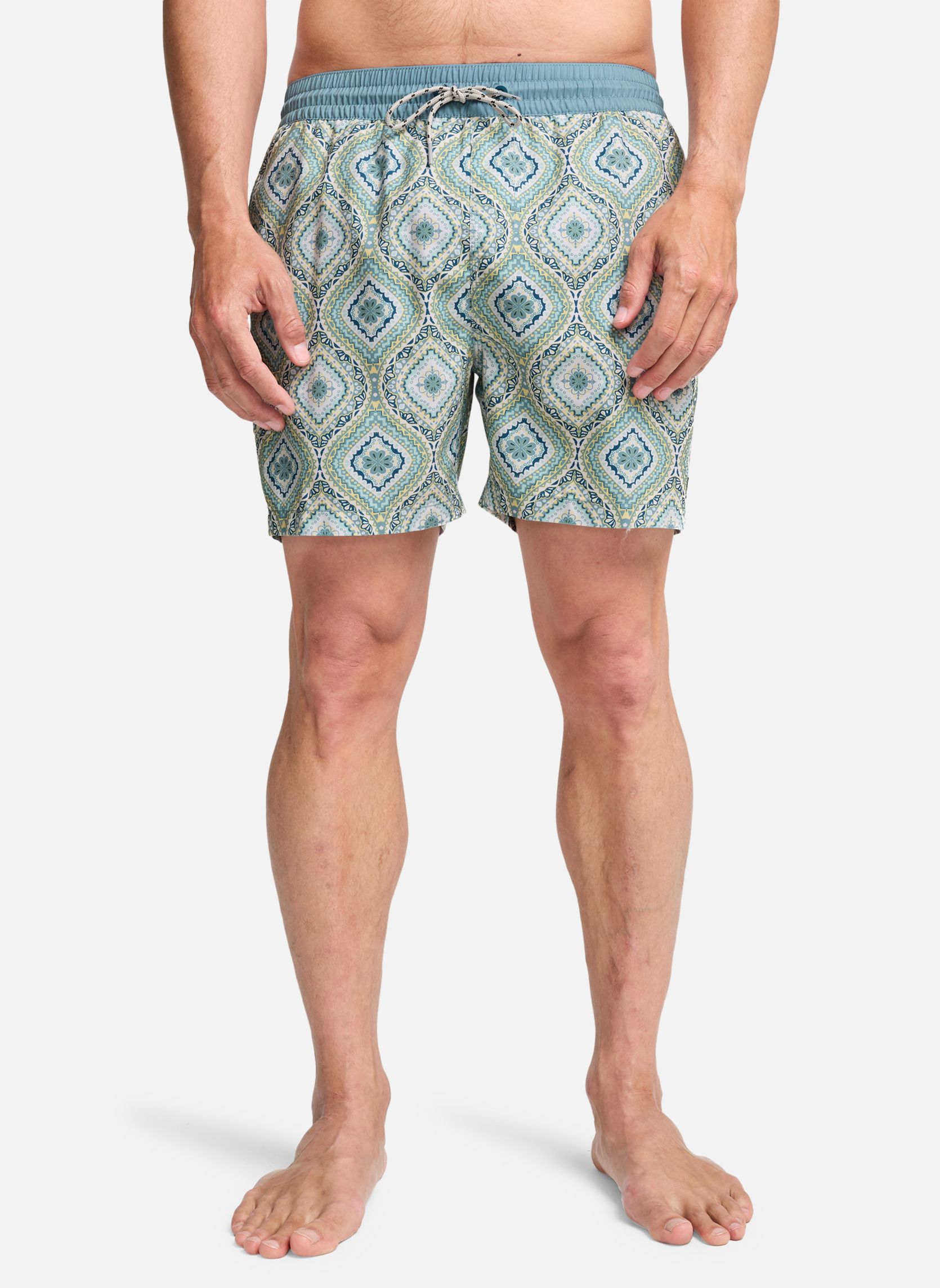 Bugatti Short De Bain Homme Sportif – Séchage Rapide, Poches, Taille Élastique Cordon, Design Moderne & Confortable