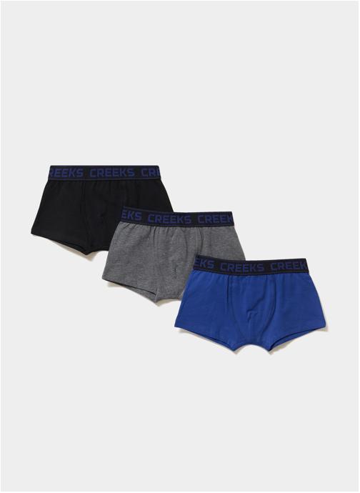 CREEKS Caleçons et boxers X3BELTCOLOBOYBOXERS garçon bleu