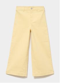 Pantalons CRE4_PANMARINE fille jaune