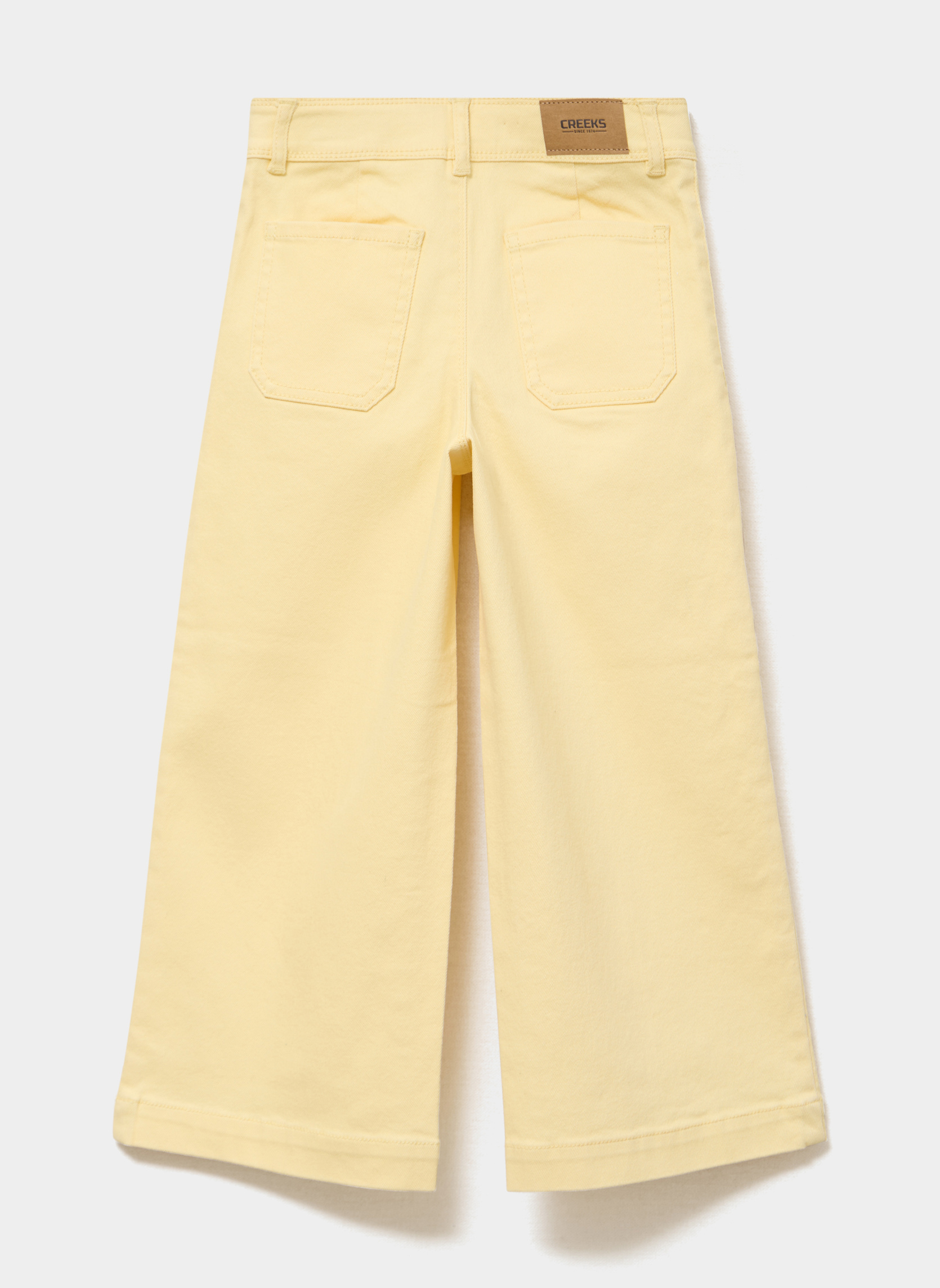 Pantalons CRE4_PANMARINE fille jaune CREEKS Pantalons CRE4_PANMARINE fille jaune Jaune