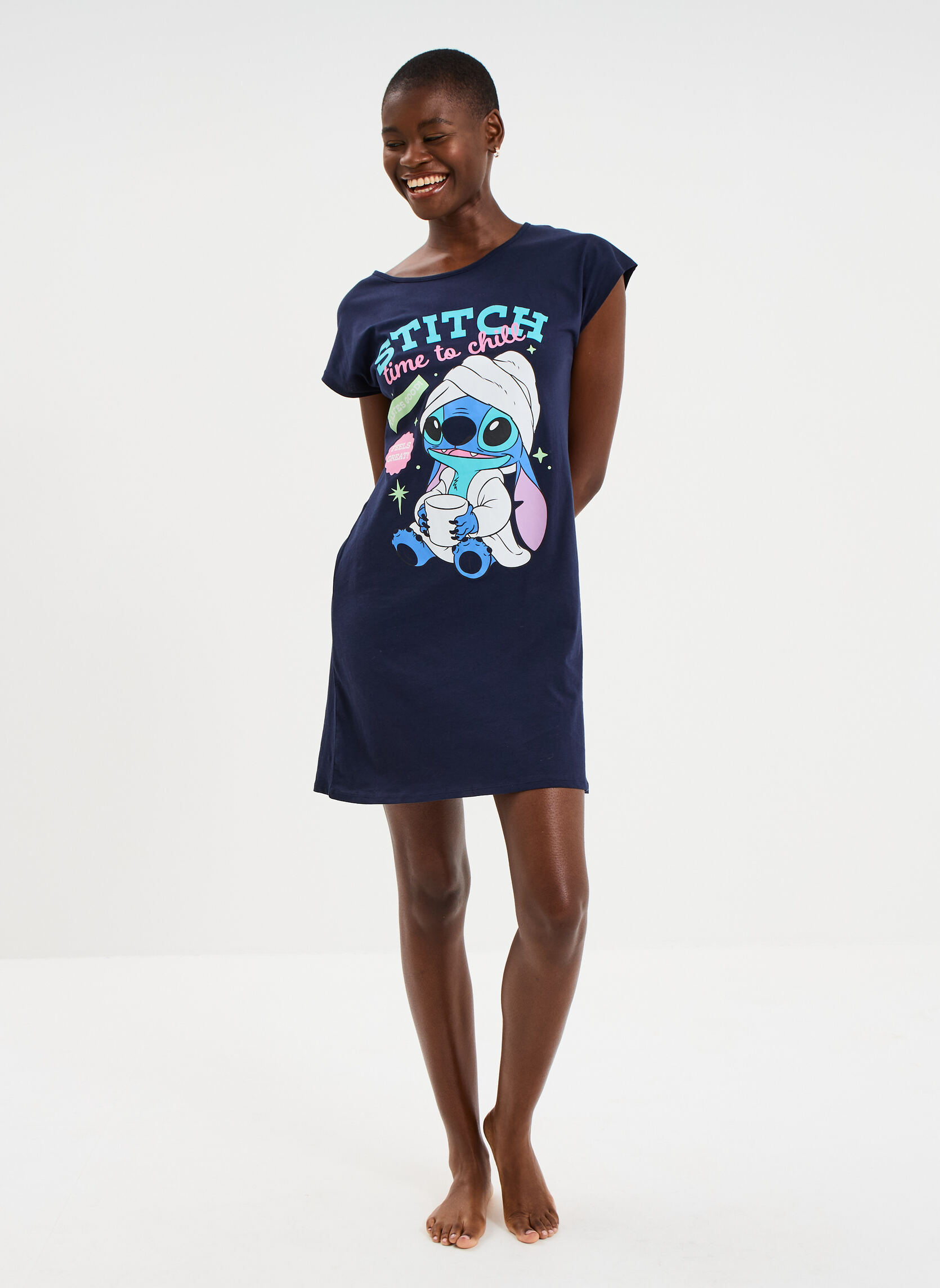 Nuisettes SUNBTMC_STITCHBAIN femme bleu Stitch Nuisettes SUNBTMC_STITCHBAIN femme bleu Bleu marine