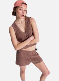 Shorts Beach Bungalow femme marron