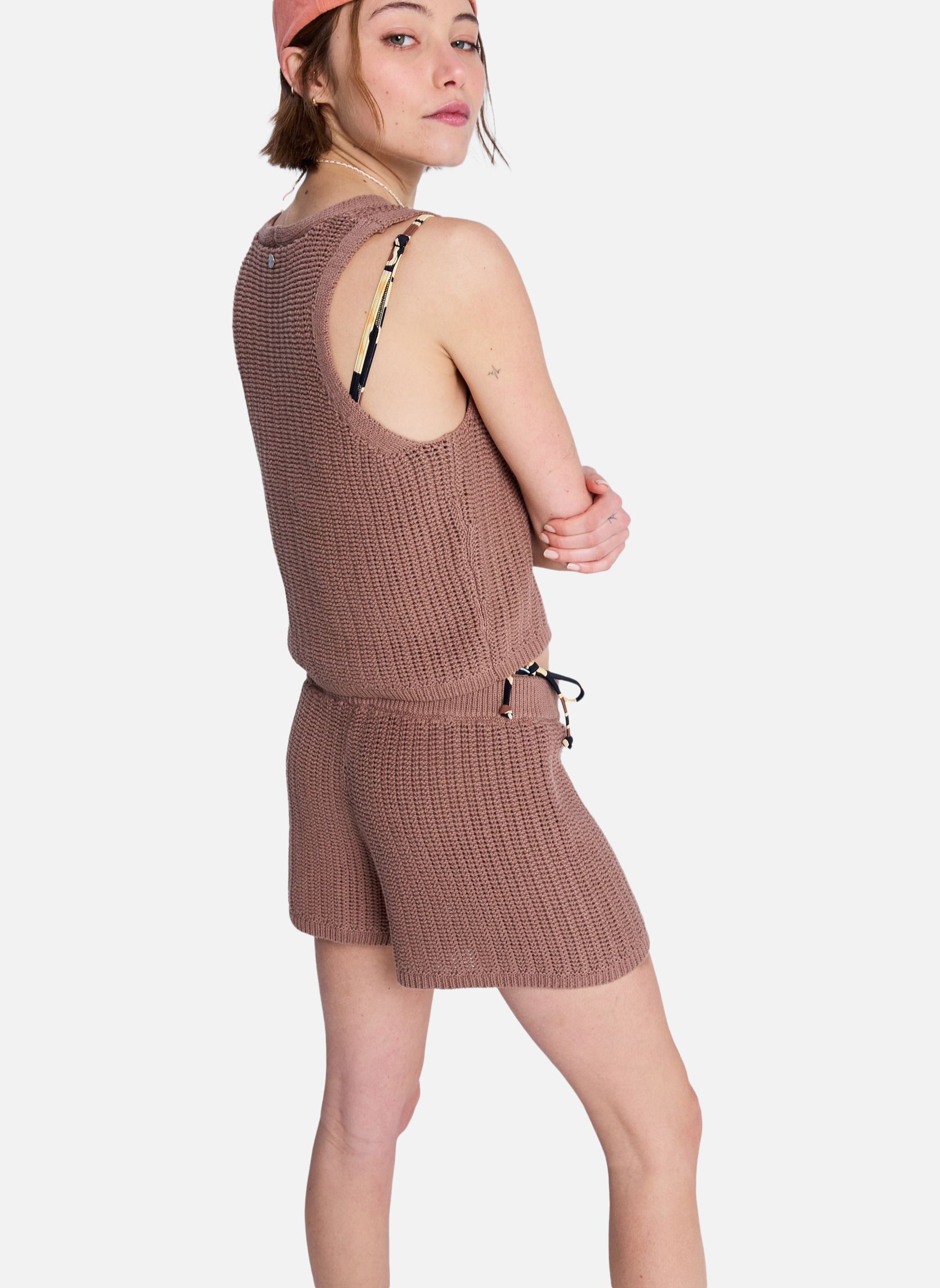 Shorts Beach Bungalow femme marron Roxy Shorts Beach Bungalow femme marron Marron