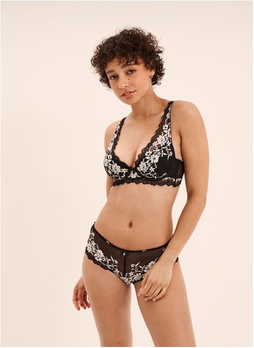 Mosquitos Brassières Soutien-gorge - POESIEPMWBFOULARD femme noir